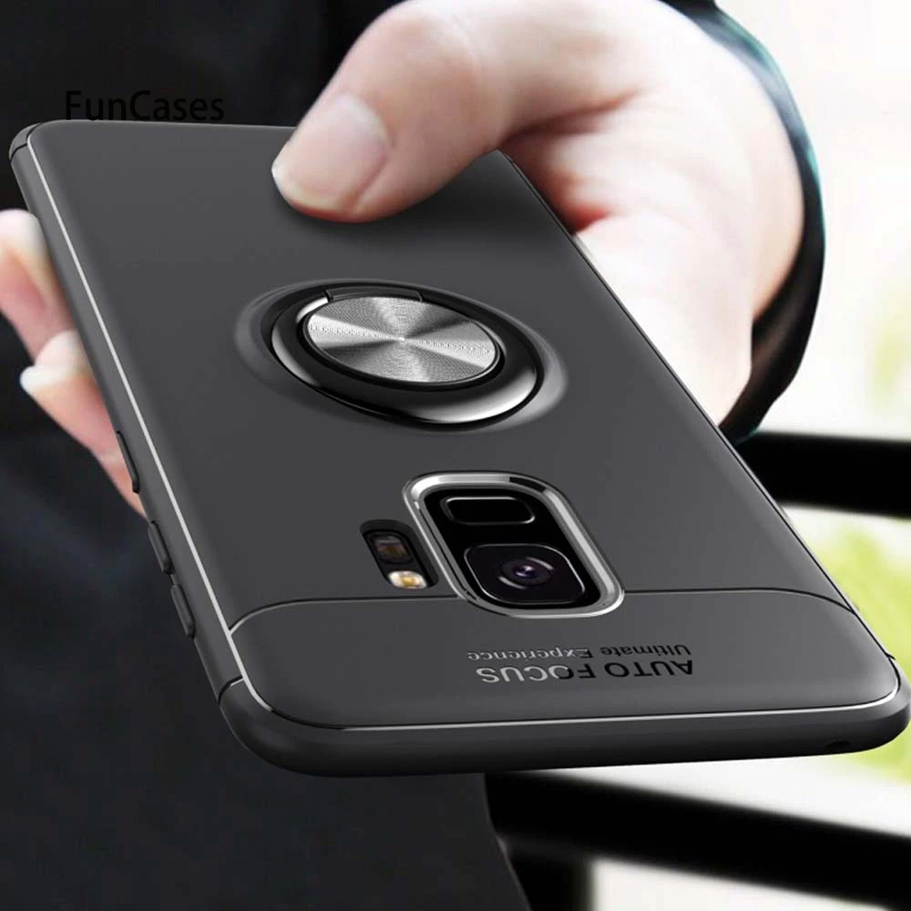 Роскошные Кронштейн кольцо чехол для samsung S7 S8 S9 S10 Plus Note 9 8 M20 M10 A70 50 40 10 A6 A7 A8 A9 2018