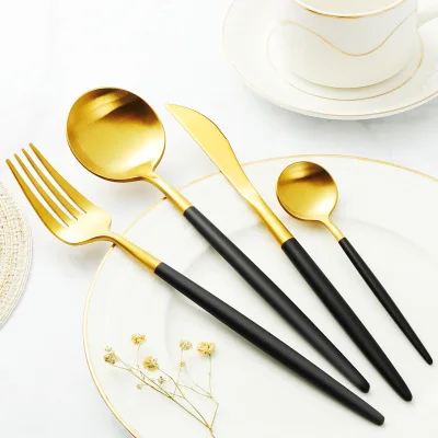 Набор столовых приборов нож и вилка ложка высококачественный стейк Западная