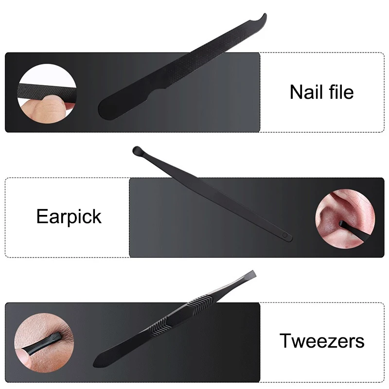 7 шт. клиппер из нержавеющей стали маникюрный педикюр фоточехол WH998|Ножницы и