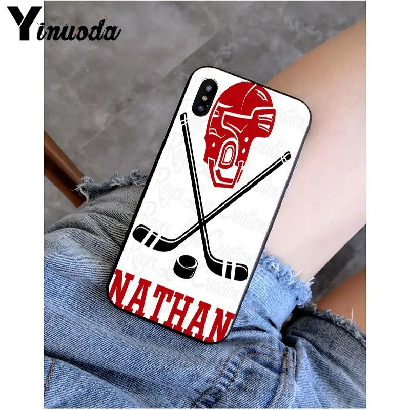 Yinuoda хоккейный каток на заказ фото мягкий чехол для телефона для iPhone 6S 6plus 7plus 8 8Plus X Xs MAX 5 5S XR