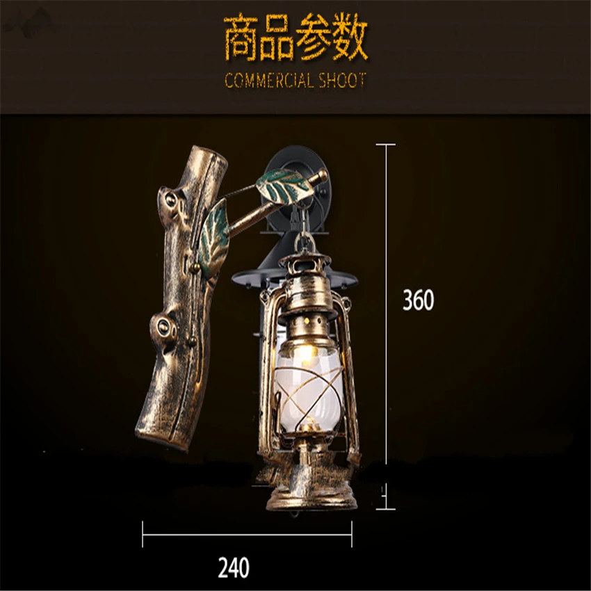 Vintage Wall Lamp Retro Iron Light Loft Indoor Lighting Bedside Fixtures Industrial Style Home For Reading Room | Освещение