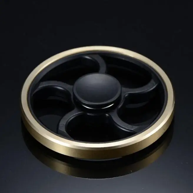 Новый Пальца Гироскопа Декомпрессии Непоседа spinner Меди Пять Листьев Стент EDC