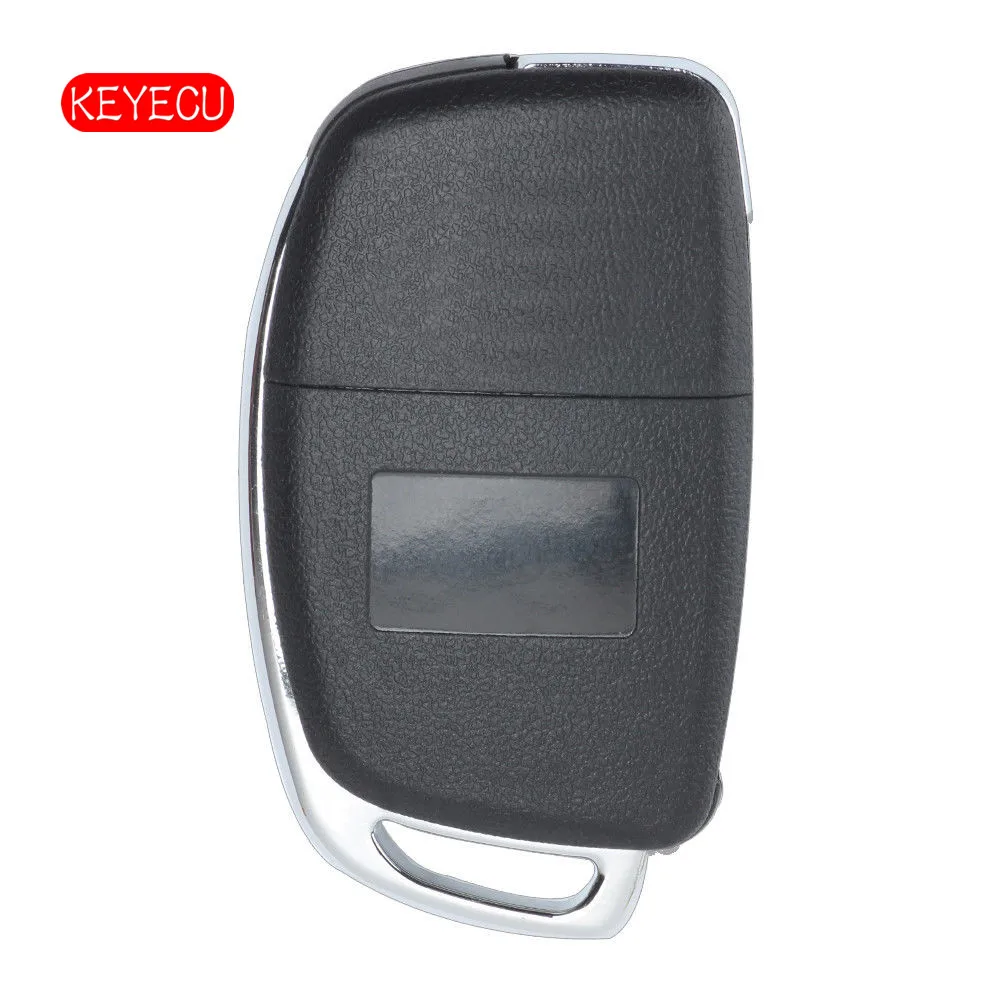

Keyecu Flip Remote Key Fob 3 Button 433MHz ID46 Chip for Hyundai Mistra 2013-2017 P/N:OKA-421T
