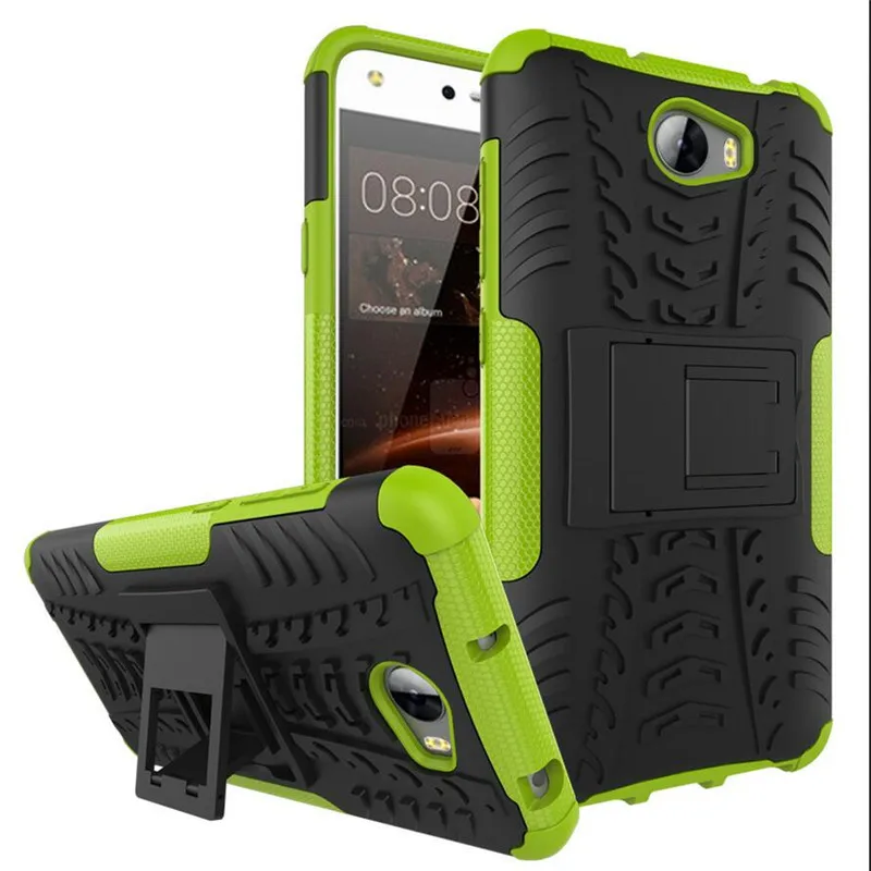 Для huawei Ascend Y5 II случае Heavy Duty Броня ударопрочный гибридный силиконовой резины