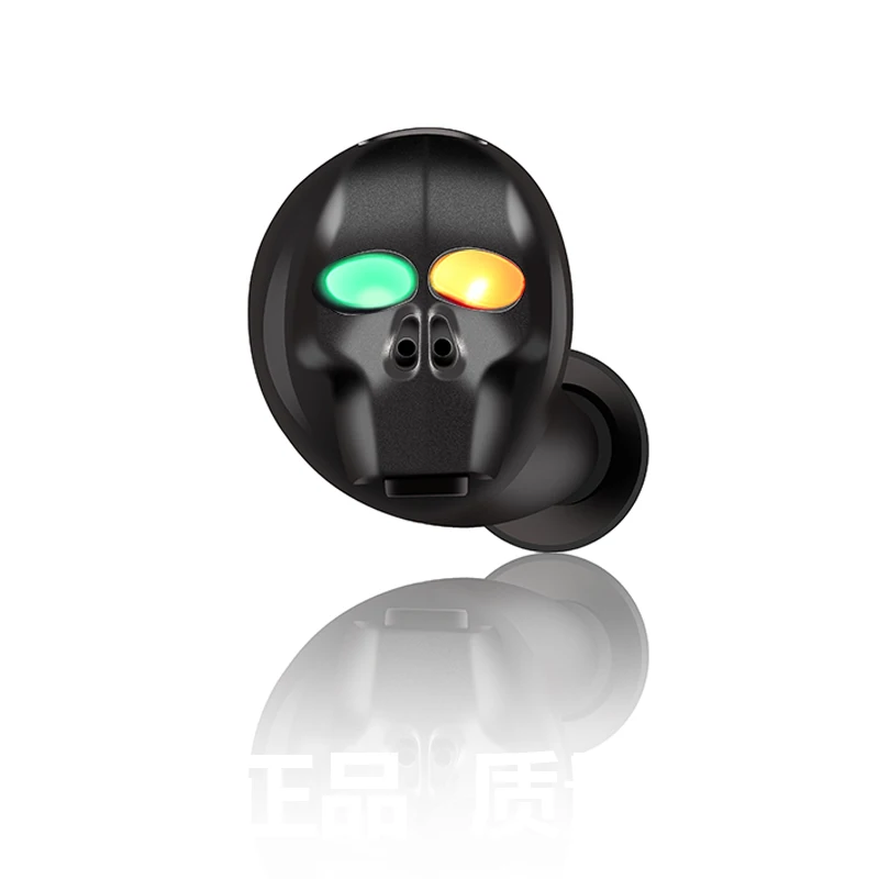 GiGiboom череп мини стерео Bluetooth гарнитура беспроводная V4.1 Беспроводная для iphone Samsung