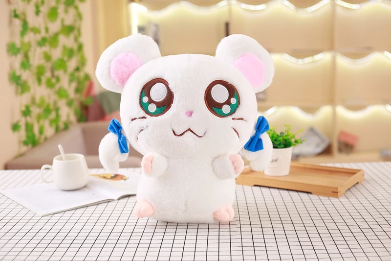 30 см Kawaii большие глаза Плюшевые хамтаро Хомяк Игрушка мягкая кукла-Хомяк игрушки Детские подарки на день рождения