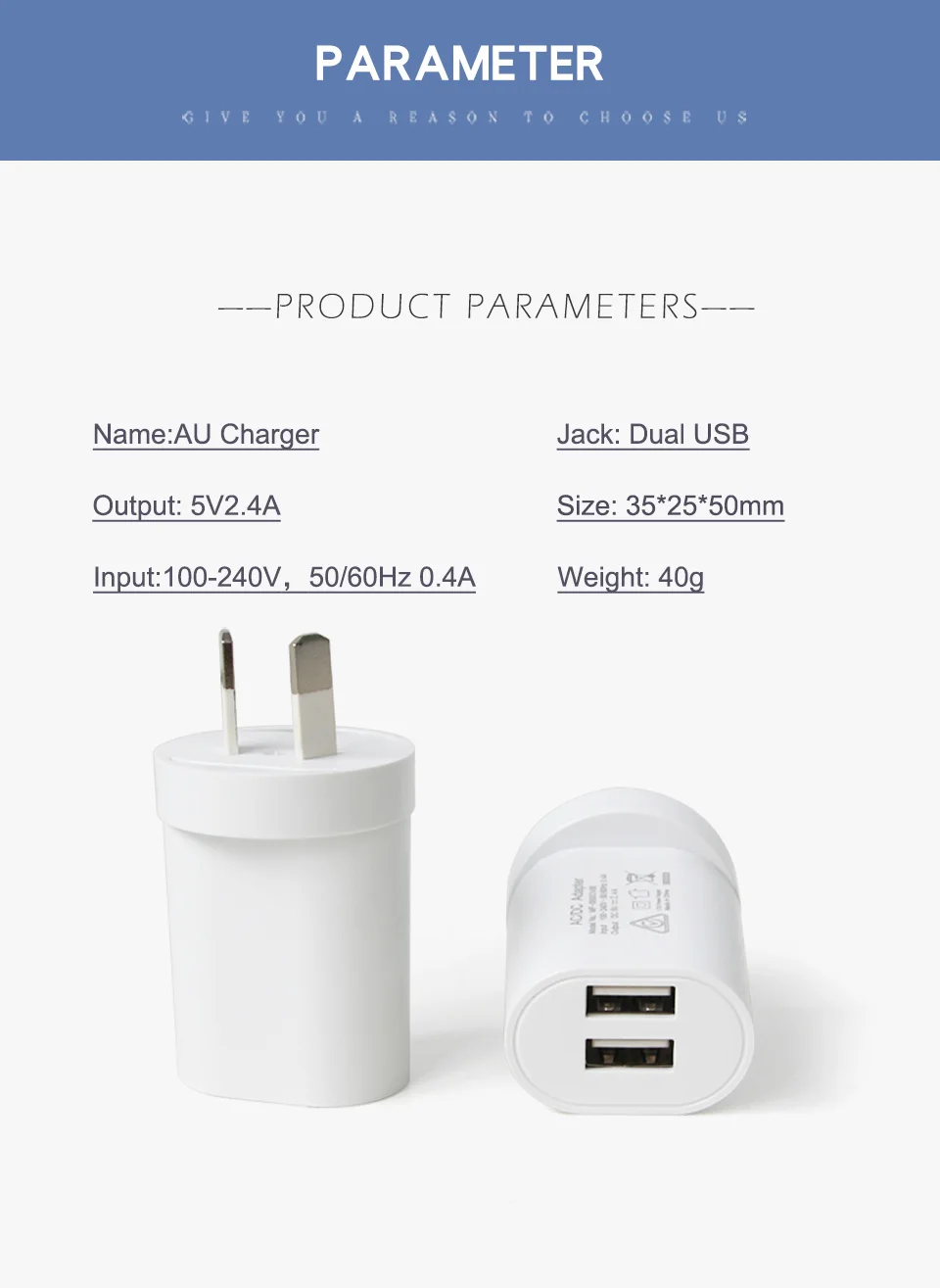 1 шт. AU адаптер Plug 5V2. 4A зарядное устройство для мобильного телефона Dual USB интерфейс AC/DC путешествия в Австралия Новая Зеландия