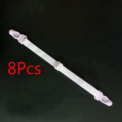8Pcs 3/4/8 шт. двойной плечевой ремень Нескользящие устойчив к Ремни Пряжка лямки на нескользящей подошве на спине бретельки бюстгальтера держатель бюстгальтер аксессуары - Цвет: 8Pcs