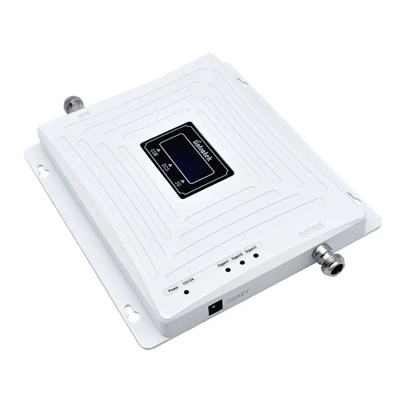 Lintratek 2G GSM 900 3G 2100 LTE 1800 усилитель сотового сигнала трехдиапазонный ретранслятор