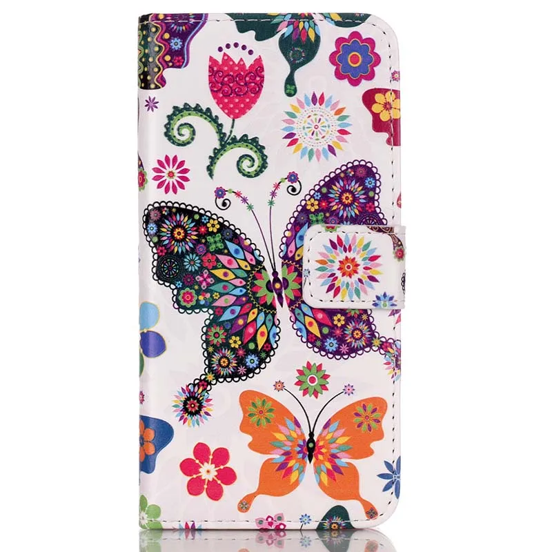 Color butterfly Чехол-книжка из искусственной кожи чехол Чехол для Coque samsung S8 S9 S7 край S6 S5 J5 J3 A3 A5 J7 Pro J4 J6 на 6 A8 A6 плюс Чехол - Цвет: Color butterfly