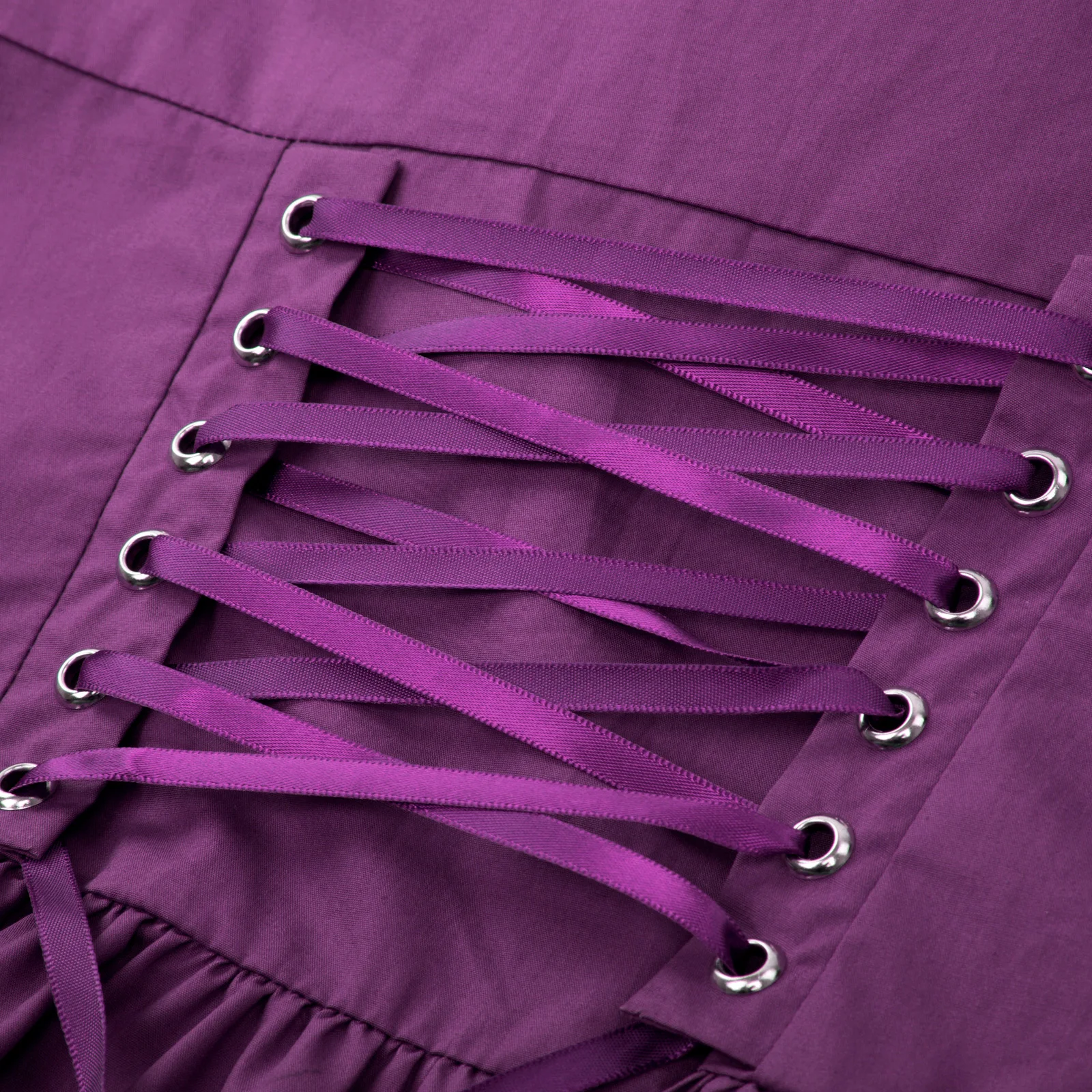 Женские платья в викторианском стиле Летние винтажные на шнуровке без рукавов с