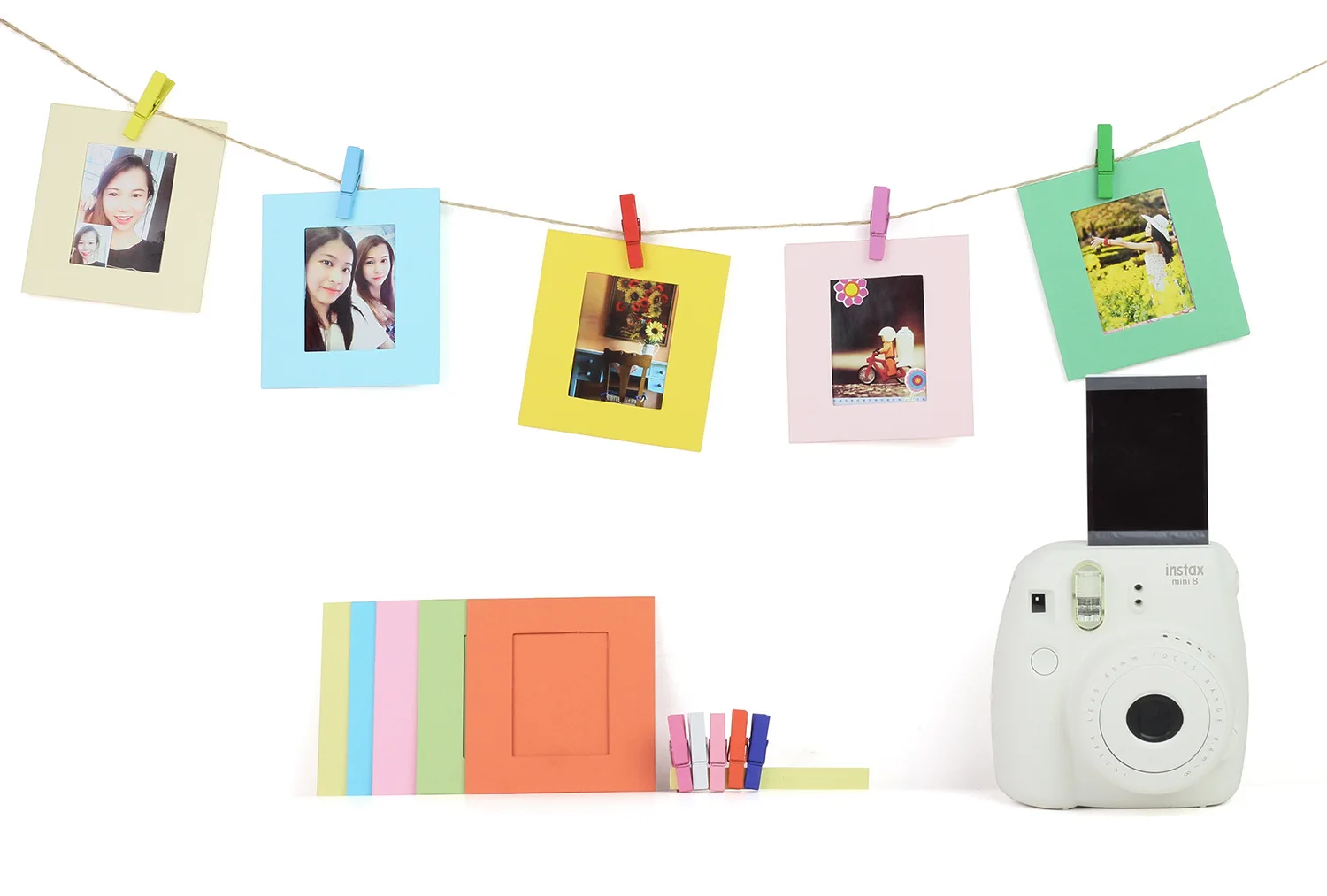 Fujifilm Instax Mini 9 Instant Printing Camera with Film Photo Paper Camera Protection Case Bag Accessories Bundle Gift Wedding
