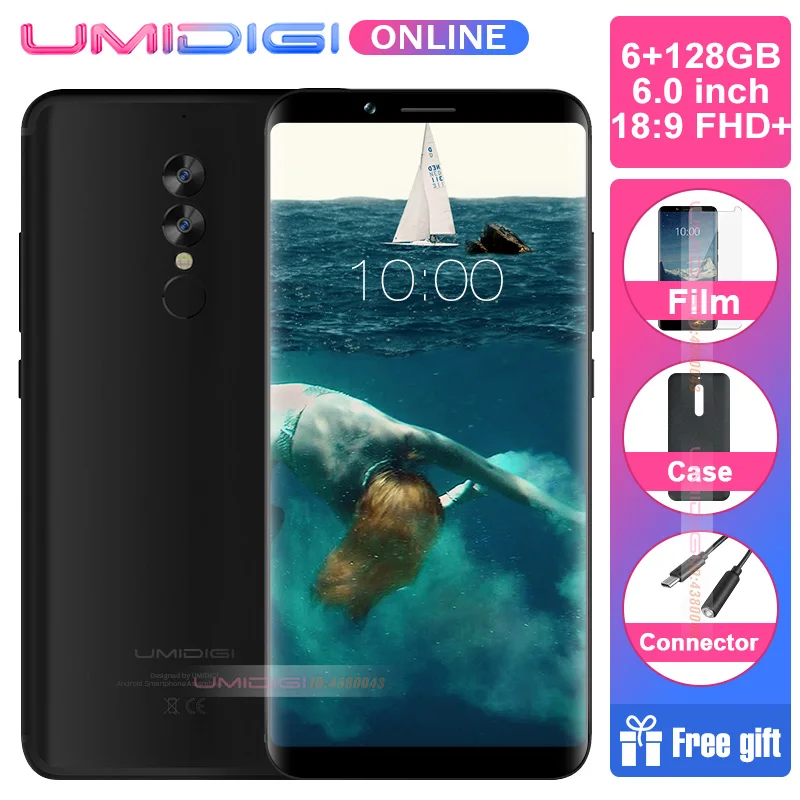 UMIDIGI S2 Pro Helio P25 Octa Core сотовый телефон 6 0 дюймов ГБ Оперативная память 128 Встроенная