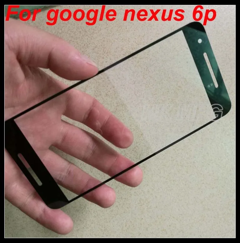 XCHMFG для Nexus 6p дигитайзер Крышка внешняя стеклянная линза Переднее стекло 6P черный