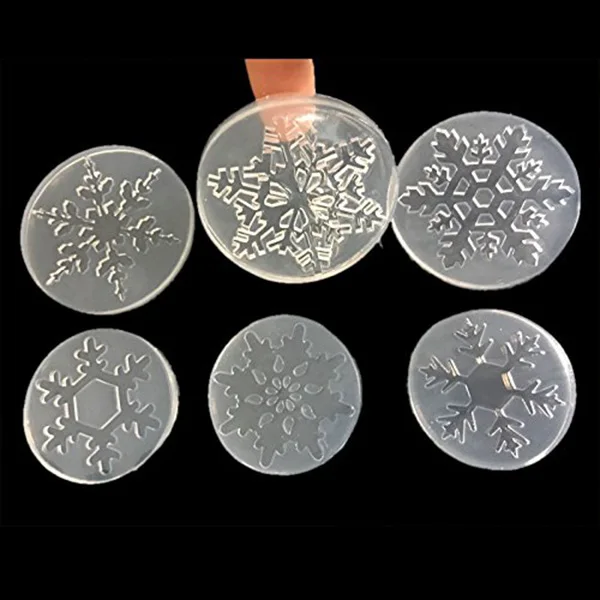 Горячее предложение-Снежинка ювелирные изделия литья формы (упаковка из 6) набор