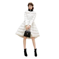 2019 new woman long parker style large size jacket fashion cotton coat female fur collar long thick parker winter coat outerwear