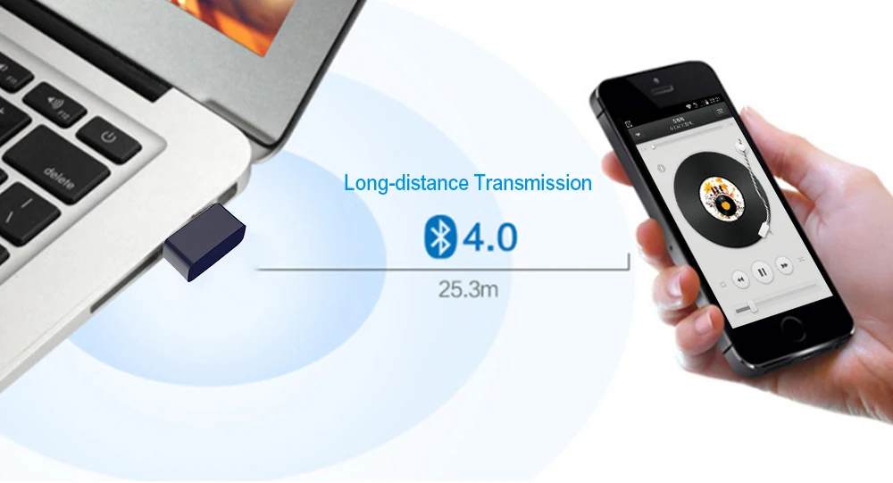Comfast Bluetooth адаптер для ПК беспроводной музыкальный приемник Wi fi USB 4.0|Сетевые