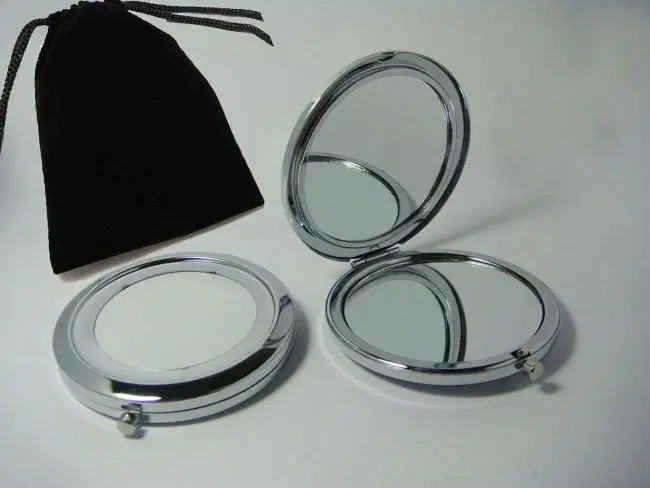 5 шт. компактное металлическое Мини Косметическое Зеркало сделай сам портативное