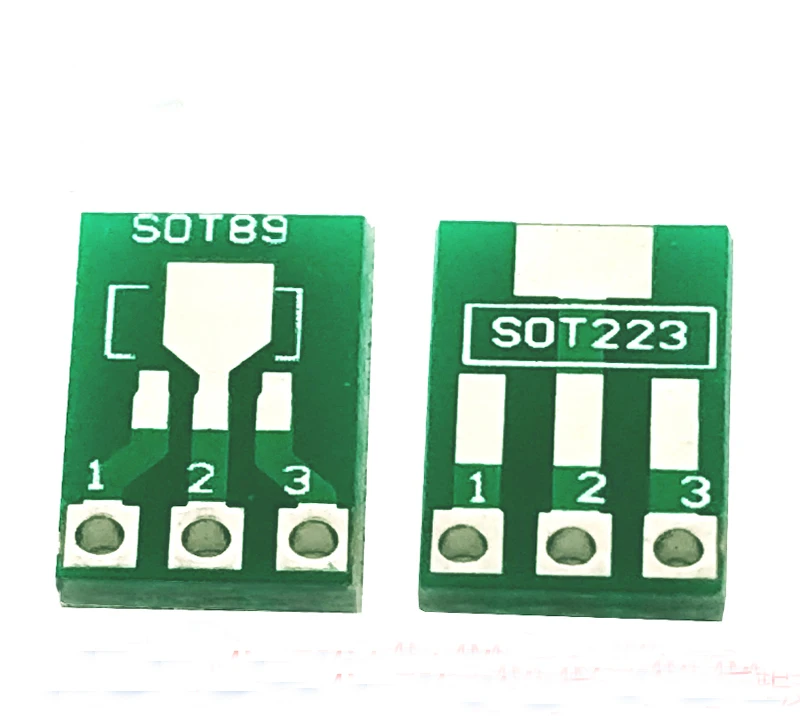 10 шт. пластина адаптера SOT89 для DIP SOT223 PCB плата конвертера pcb двухсторонняя 1 5 мм 2