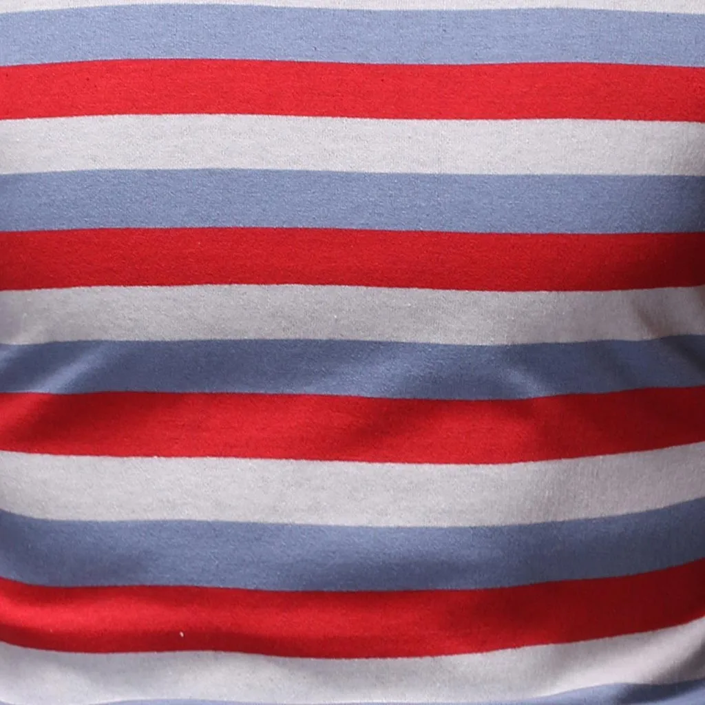 Летняя мужская футболка тонкая полосатая с коротким рукавом и круглым вырезом