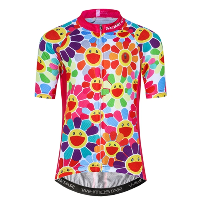 Weimostar детская велосипедная майка с коротким рукавом Ropa Ciclismo одежда для