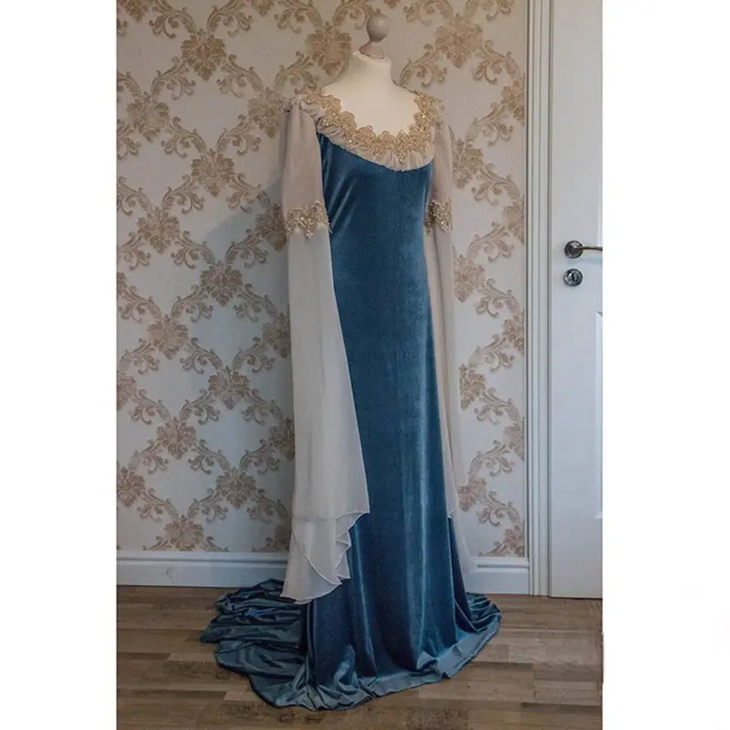 Летние элегантные готические фиолетовые размера плюс вечерние женские длинные