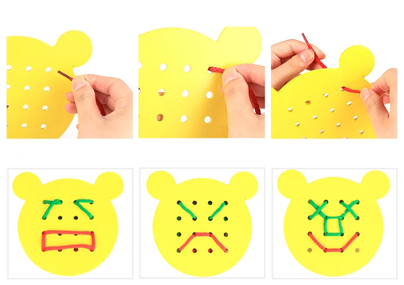 Новое поступление Монтессори Деревянные игрушки ветер веревку на деревянный ногтей Математика Обучающие игрушки деревянная доска для ногтей несущая доска пластина для гравировки