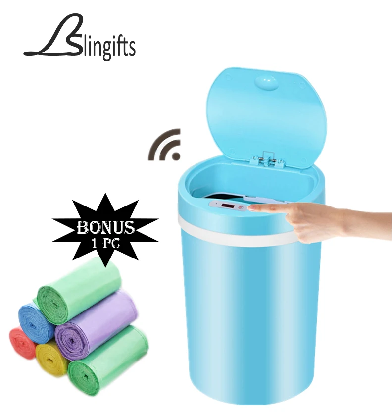 Slingifts 15л мусорное ведро автоматический Индуктивный Тип умный датчик домашняя