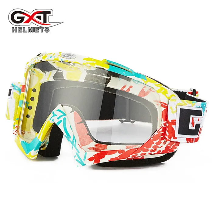 X157 Clear Новые GXT очки для мотокросса, профессиональные очки для грязного велосипеда, мотоциклетные очки, очки для улицы, внедорожные очки для езды на гору, мотоциклетные очки - Цвет: X157 Clear