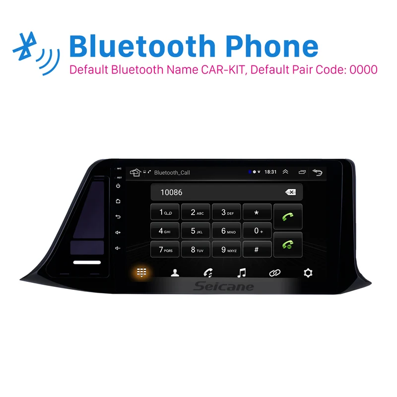 Автомобильный мультимедийный плеер Seicane Android GPS автомобильный для Toyota с