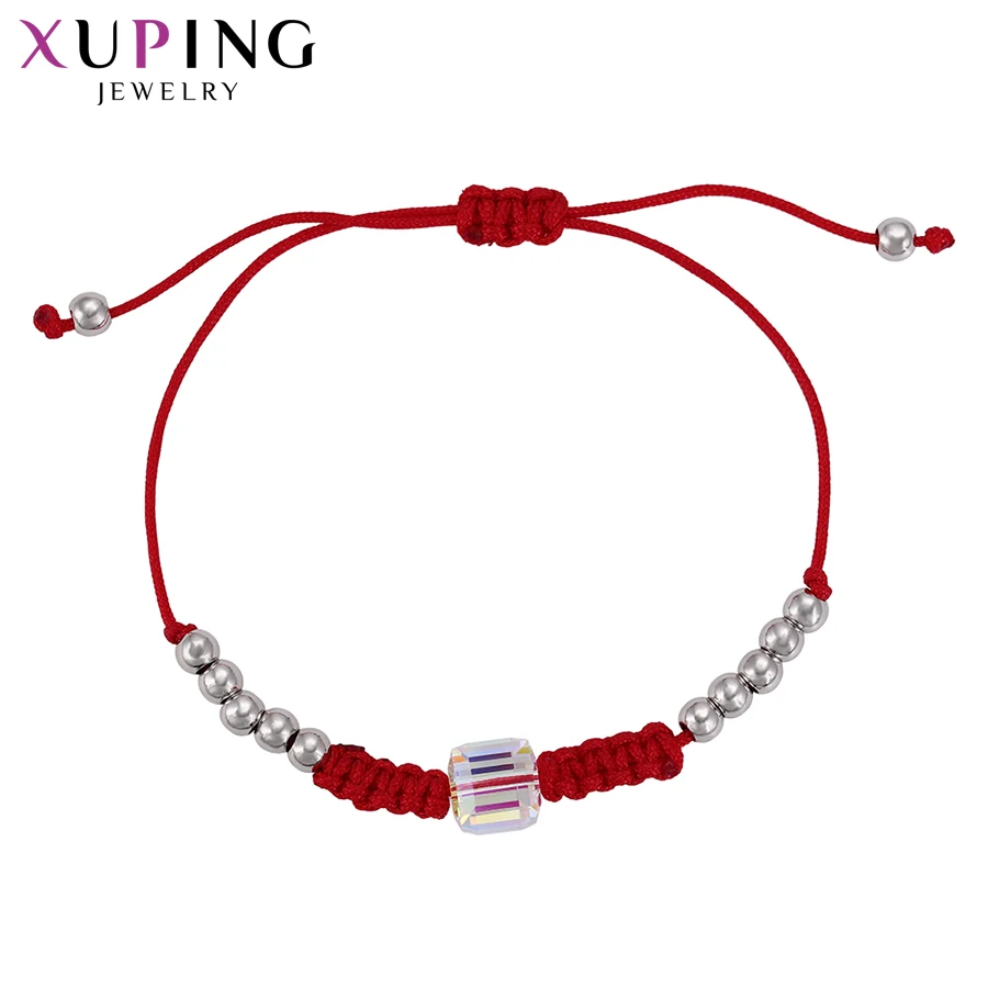 Xuping модный квадратный браслет с кристаллами от Swarovski романтическая бижутерия