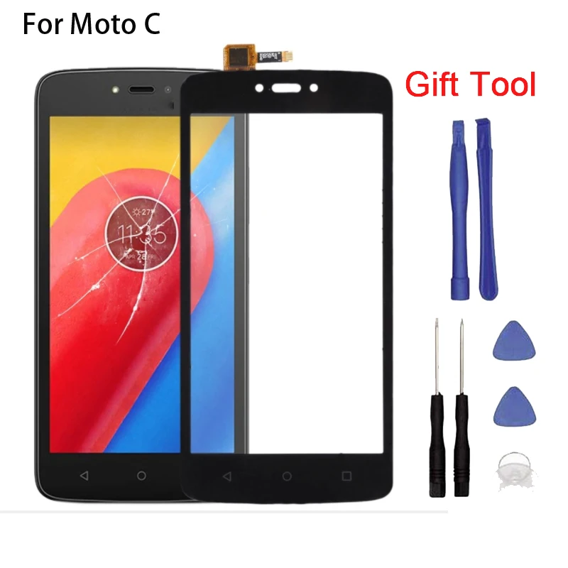 Сенсорный экран сенсор для Motorola Moto c сенсорный стекло дигитайзер Передняя