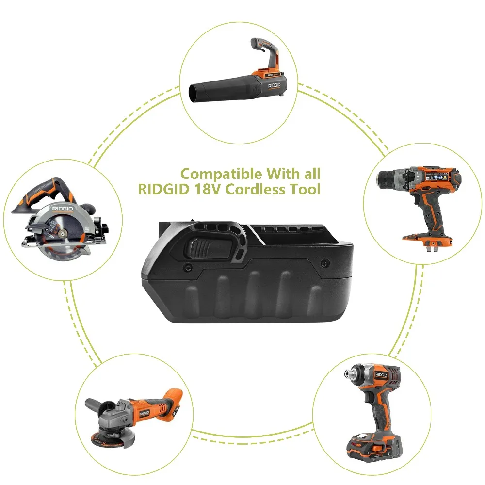 Bonadget 18V 6.0Ah Li-Ion R840087 для указывающего нам R840083 R840084 R840086 AC840087 AC840083 AC840084