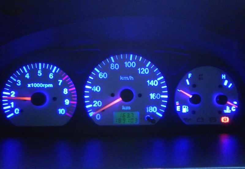 10 шт. Автомобильные светодиодные лампы T4.7 LED COB 1 шт.|Сигнальная лампа| |