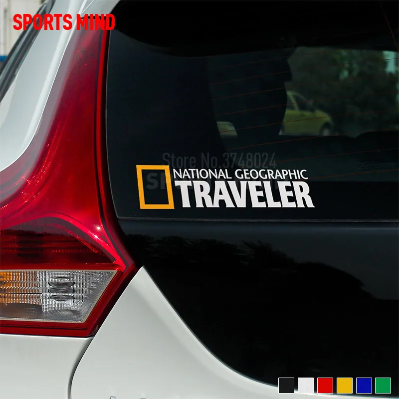 Наклейки на автомобиль NATIONAL GEOGRAPHIC TRAVELER для Honda Toyota Volvo Renault Seat Nissan Skoda Opel