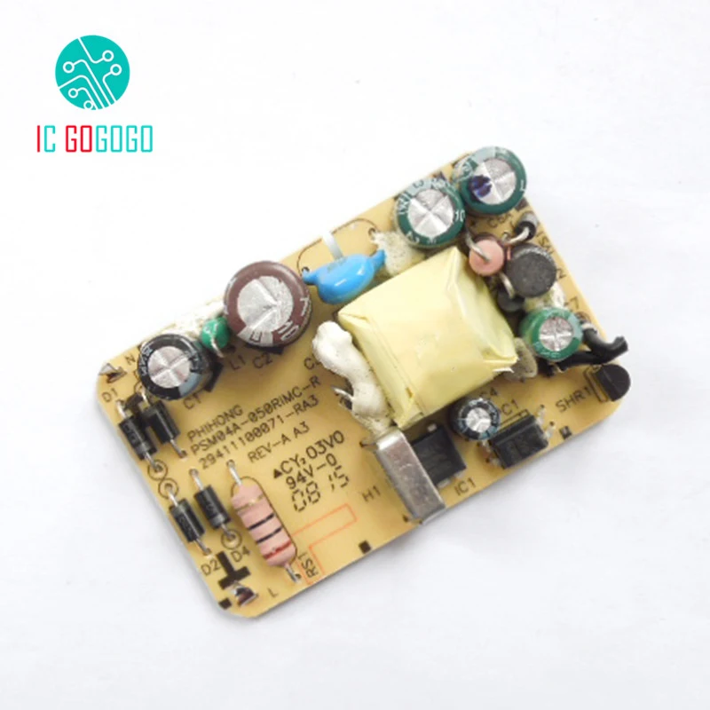 AC DC 5V 1A переключение Питание печатной платы 6 2*3 9*1 7 см 1000MA Напряжение регулятор