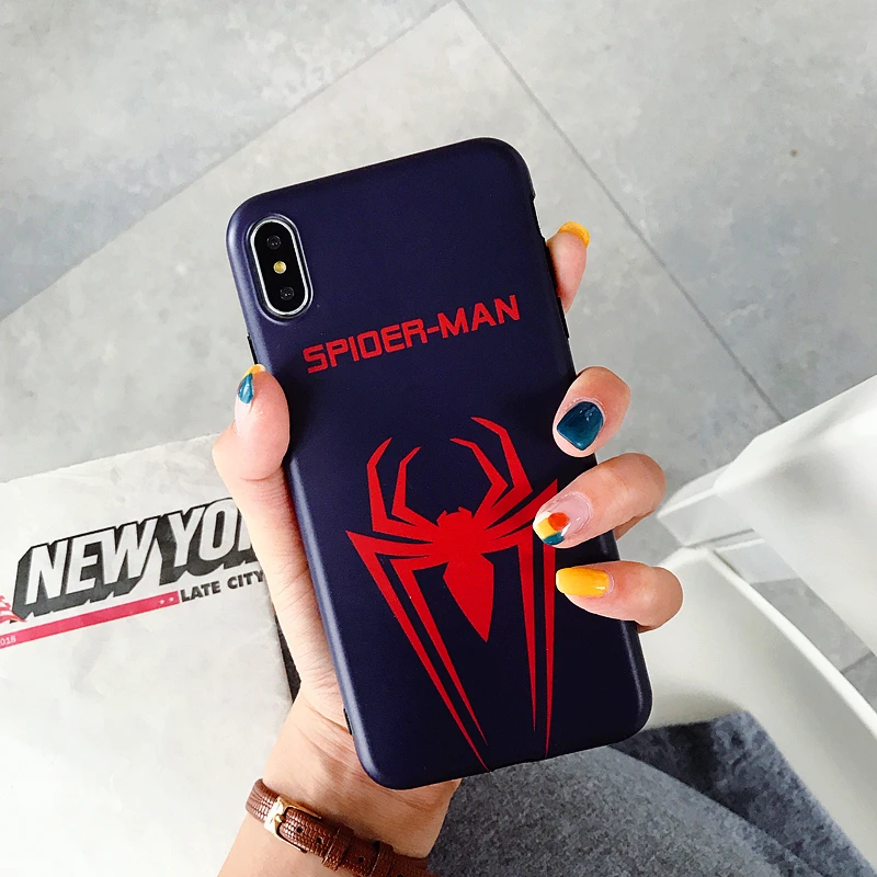 Чехол для телефона Marvel Avengers с эффектом потертости iphone 6 6S 7 8 plus X 10 XR XS MAX человеком