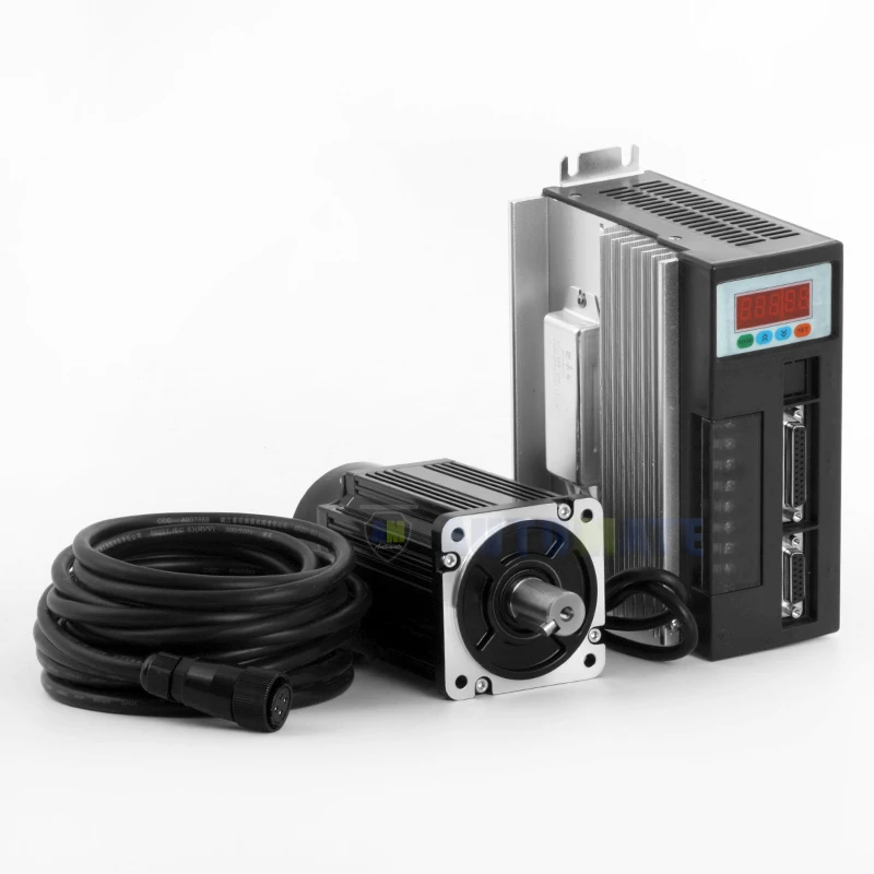 1 кВт серводвигатель переменного тока 4 Н. М. Однофазный двигатель 2500 об/мин 90ST M04025