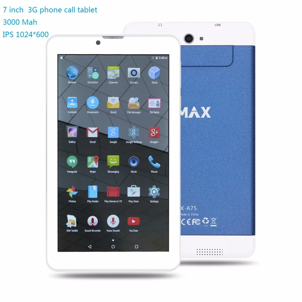 KMAX 7 дюймов 3G телефонные звонки планшеты ПК Android 8 1 SIM IPS четырехъядерный usb wifi bluetooth