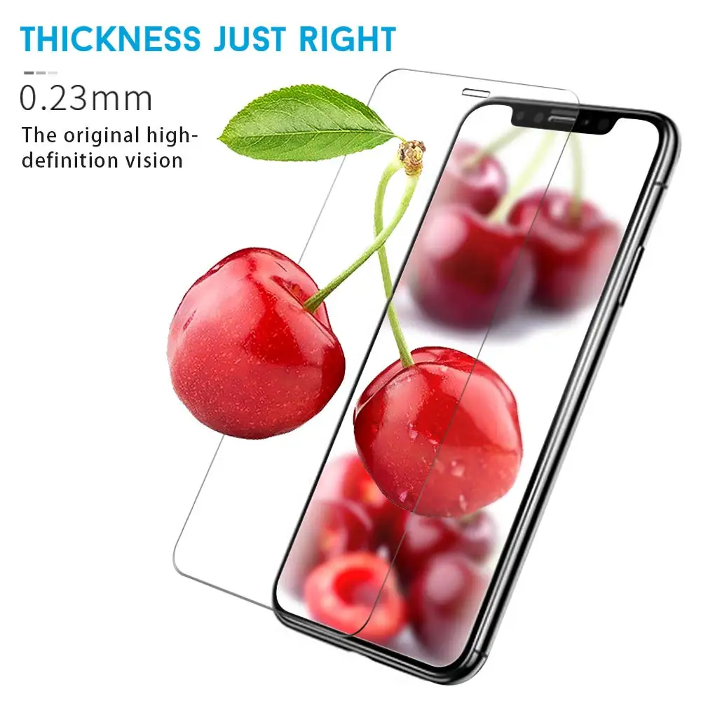 Защитное стекло закаленное для iPhone X XR 12 11 Pro XS Max 6 6S 7 8 Plus 12mini SE2 3 шт.|Защитные стёкла