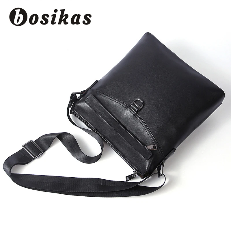 BORINKAS мужская сумка на плечо держатель для файлов деловая из натуральной кожи