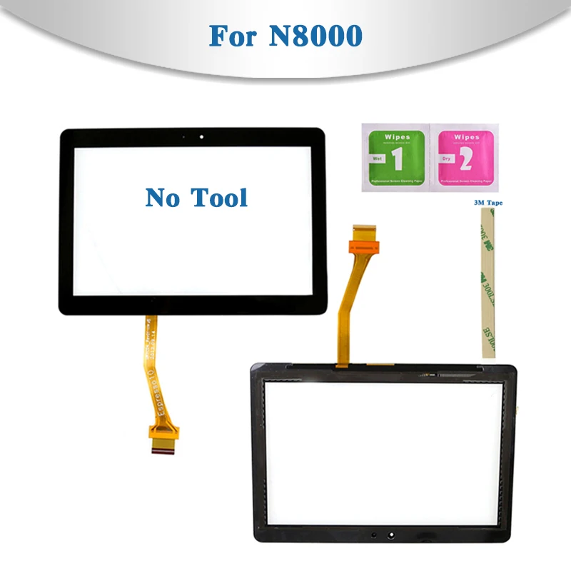 

10.1" For Samsung Galaxy Tab 2 P5100 P5110 N8000 N8010 Tablet Touch Screen Digitizer Sensor Front Outer Glass Lens Panel