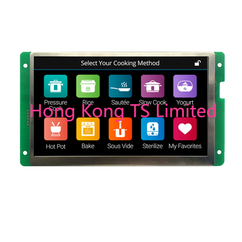 DMT10600C070_07W 7 дюймовый последовательный экран HD IPS RTC сенсорный музыкальный плеер