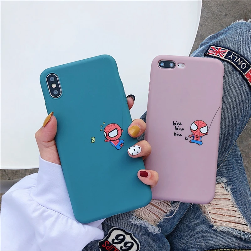 Силиконовый чехол для телефона с супергероями Marvel для iphone X XS MAX XR 7 8 6 6S Plus, чехол Doraemon, леопардовая расцветка, ТПУ, чехол для пары