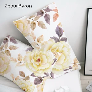 3D HD чехол для подушки, чехол для подушки на заказ50x7 050x7 550x8 070x70, декоративная наволочка, цветы, желтый пион, постельные принадлежности, Прямая поставка