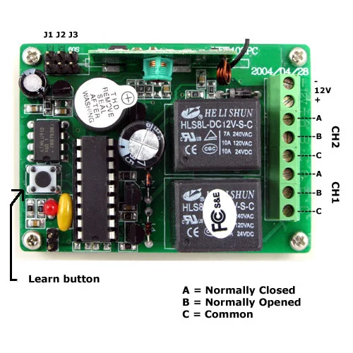 Фото Большой дальности 1000 м Новый Бесплатная доставка AC/DC 12V 10A 2 CH обучающий код RF Большой дальности 1000 м Новый Бесплатная доставка AC/DC 12V 10A 2 CH обучающий код RF