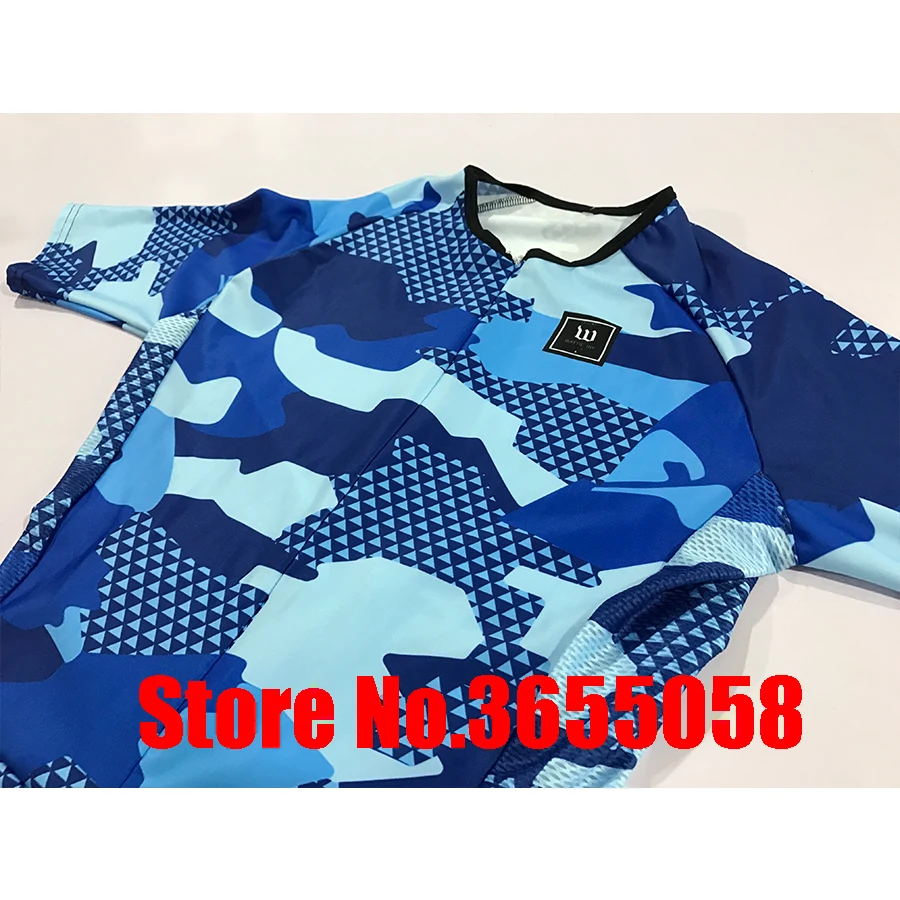 tri suit custom clothing wear bike kits blue black cycling skinsuit triathlon ropa ciclismo skin speedsuit jumpsuit usa set | Спорт и