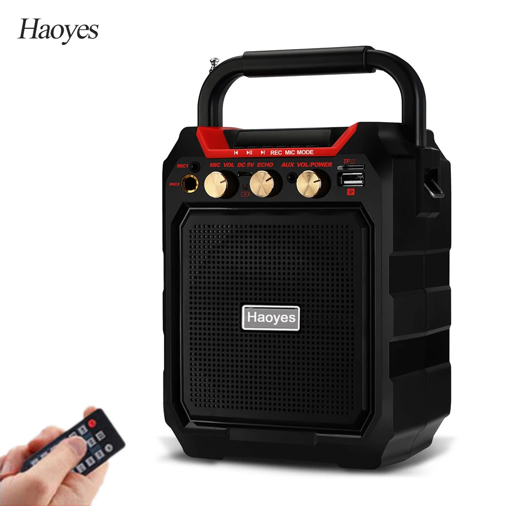 Портативный Hi Fi Bluetooth динамик FM радио движение КТВ 3600 мАч супер бас Настольный