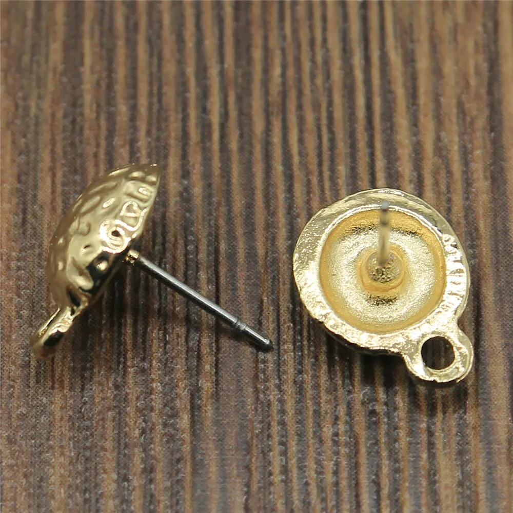 K4015-10x13mm 2 шт золотые искаженные серьги соединители серьги изготовление фурнитура аксессуары серьги основа соединители Linker - Цвет: K4015-10x13mm