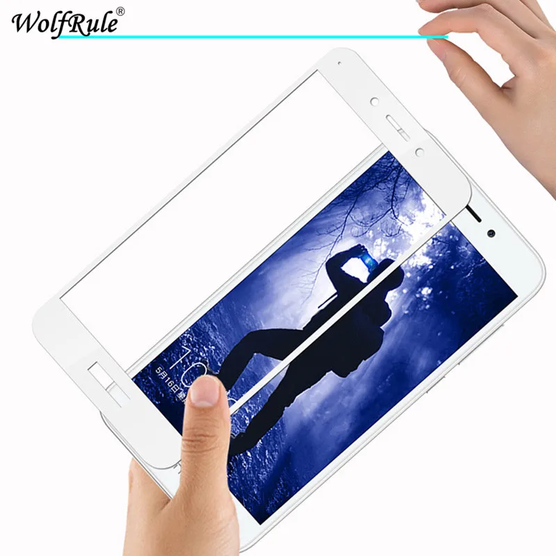 Protector de pantalla para Huawei Honor 6A, vidrio templado antiexplosi&oacute;n, pel&iacute;cula de cobertura completa, 2 uds.-1